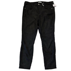 Good American Skinny Good Legs Faux Suede Pants NWT